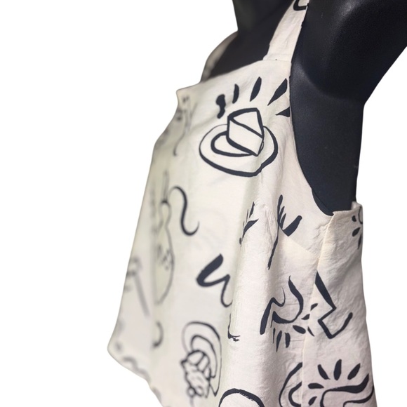 Elena Doodle Print Tank Top (also known as the Sketch Print Tank) Blu Pepper - Picture 4 of 9